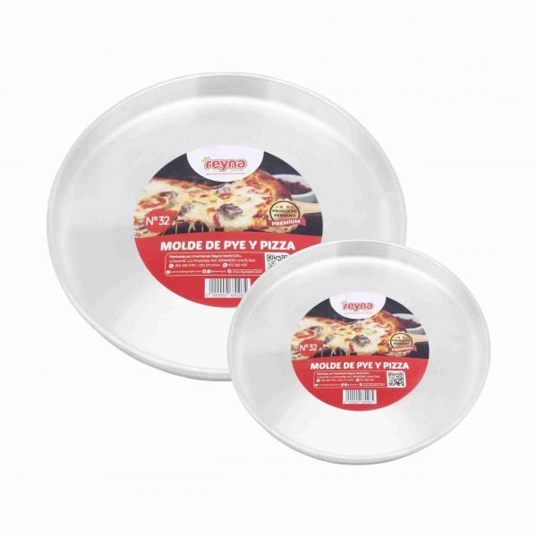 JUEGO DE MOLDES PARA PIZZA REYNA 2PZ