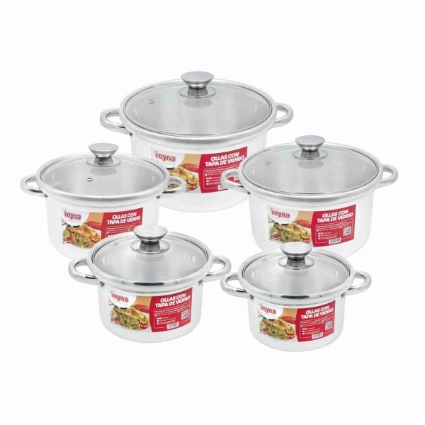 JUEGO DE OLLAS REYNA SUPER 10PZ