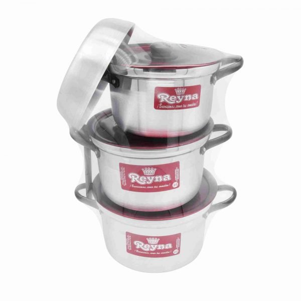 SET DE OLLAS REYNA STANDARD X4 7PZ