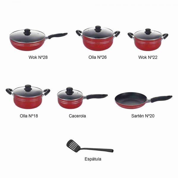 JUEGO DE OLLAS REYNA MAGIC ANTIADHERENTE 12PZ