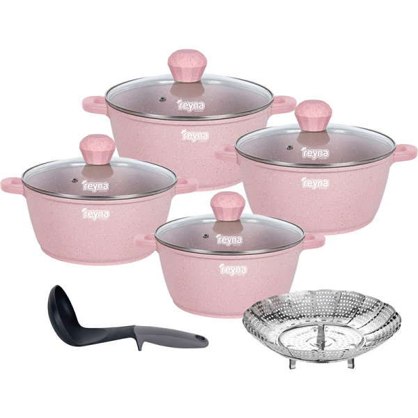 JUEGO OLLAS REYNA SMART 12PZ ROCA VOLCÁNICA